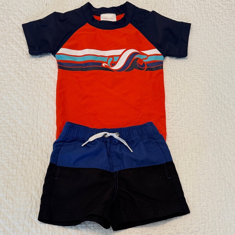 2 piece swim, Hanna Andersson, size 2T